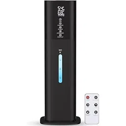 Humidifiers Large Room Bedroom with 7 Colors Light, 2.1Gal(8L) 3 Speed Quiet Ultrasonic Cool Mist Humidifier with 360° Nozzle, Humidity Setting, Timer,Aroma Box for Home Plant Baby Yoga Sleep (Black)-image-9