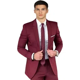 humjoli mens wear Men Solid Single Breasted Casual, Formal, Party, Festive & Wedding Blazer-picture-18