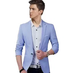 humjoli mens wear Men Solid Single Breasted Casual, Formal, Party, Festive & Wedding Blazer-picture-25