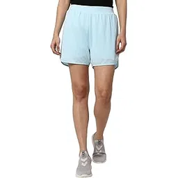 hummel Alucia Solid Slim Fit Polyester Shorts for Women Comfortable Breathable Fabric Stretchable for Everyday Use Ideal for Yoga Training Gym Cycling or Performance-picture-21