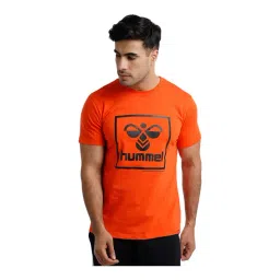 Hummel Orange Crew T-Shirt-picture-39