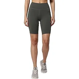 hummel Scarlet Solid Slim fit Polyester Cycling Shorts for Women Comfortable Breathable Fabric Stretchable for Everyday Use Ideal for Yoga Training Gym Cycling Running or Performance-picture-52
