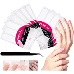 HUNCHA French Manicure Nail Art Stickers, 3 Designs French Tip Nail Guides, Self-Adhesive Nail Decals Manicure Kits with Strips for DIY Decorations Stencil Tools, 10 Sheets-picture-33