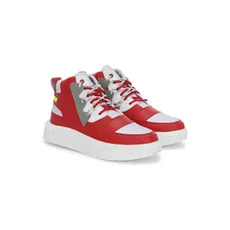 Hundo P Men Colourblocked Round Toe Sneakers-picture-32