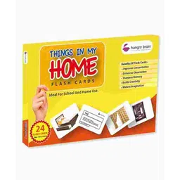 Hungry Brain Things in my Home 24 Flash Cards - Multicolor-picture-13
