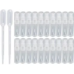Hunky Dory 5ml 20pcs Plastic Spray Bottle 3ml 2pcs pipette .Transparent Empty Plastic Pocket Pen Spray Bottle Refillable Bottle Sanitizer, Toner, Perfume, Lotion, Moisture, Oil, Costemic, Travel use-picture-20