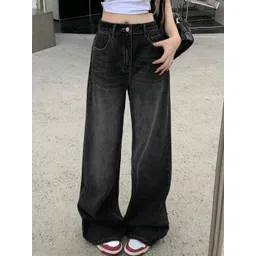 HUNTER & HAYES Women Wide Leg High-Rise Light Fade Jeans-picture-41