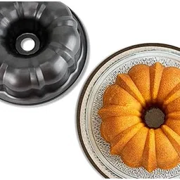 Husaini Mart|1 Bundt Cake Pans Nonstick, 9 Inch Bundt Pan, Carbon Steel Baking Mold Cake Mold-picture-22