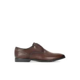 Hush Puppies by Bata Men's ADAM E 24 Brown Derby Shoes-picture-15