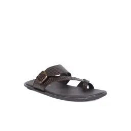 Hush Puppies by Bata Men's Brown Cross Strap Sandals image 1