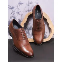 Hush Puppies by Bata Men's BRYSON Brown Oxford Shoes-picture-24