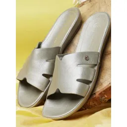 Hush Puppies by Bata Women's CANNA Silver Casual Sandals-picture-32