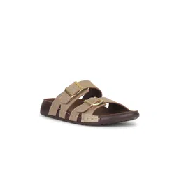 Hush Puppies Leather Open Toe Flats-picture-30