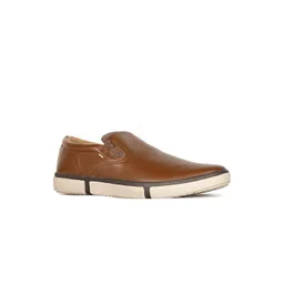 Hush Puppies Men Tan Leather Slip-On Sneakers-picture-39