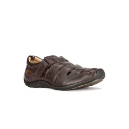 Hush Puppies Men Textured Leather Fisherman Sandals-picture-42