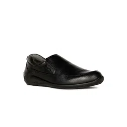 Hush Puppies Men Textured Leather Formal Slip-On Shoes-picture-26