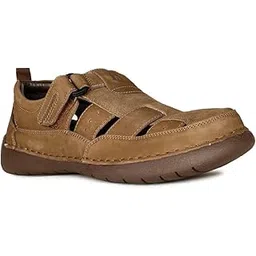 hush puppies Men's Dawson Suede E Olive Green Open Back Shoes Sandal-7 Kids Uk (8637101)-picture-39