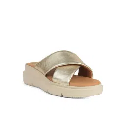 Hush Puppies Women's Gold Cross Strap Sandals-picture-37