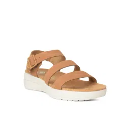 Hush Puppies Women's Tan Ankle Strap Sandals-picture-26