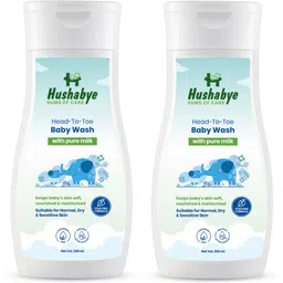 hushabye Head-To-Toe Baby Wash With Pure Milk & Pro Vitamin B5, Pack of 2-picture-36