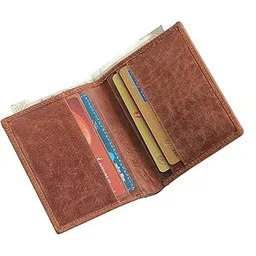 husk n hoof RFID Protected Leather Credit Card Holder Wallet for Man Women | Card Holder for Men Woman | Hunter Brown-picture-47