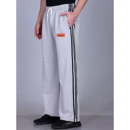 HVBK Men Striped Mid-Rise Anti Odour Track Pants-picture-18