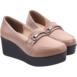 hvnly by shoetopia HVNLY Heel Loafers for Women Comfortable | Premium Luxury Slip-On Footwear for Office & Casual Outfits-picture-34