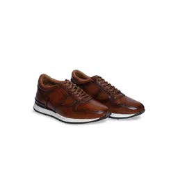 HX London Men Lace-Ups Leather Lightweight Sneakers-picture-3