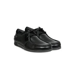 HX London Men Leather Round Toe Lace-Up Derbys-picture-20