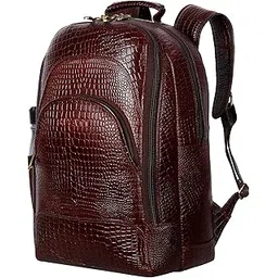 hyatt leather accessories 18 inch Leather Backpacks for Men and Women-picture-51