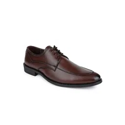 Hydes N Hues Men Brown Solid Formal Oxfords-image-41