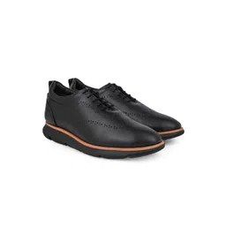 Hydes N Hues Men Textured Leather Brogues-picture-17