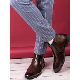 Hydes N Hues Men's Brown Formal Boots-picture-37