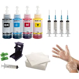 HYNEAR Refill Kit For E3370 , TS3370S Printer Ink Cartridge- PG-745 - CL746 full set 1 Black + Tri Color Combo Pack Ink Bottle-picture-17