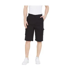 Hypernation Black Cotton Shorts-picture-15
