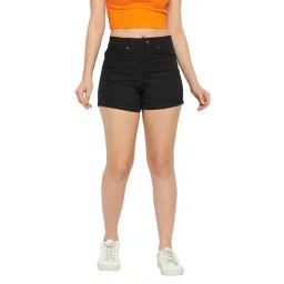 Hypernation Black High Rise Shorts-picture-24