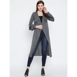 Hypernation Charcoal Solid Open Front Shrug-picture-21