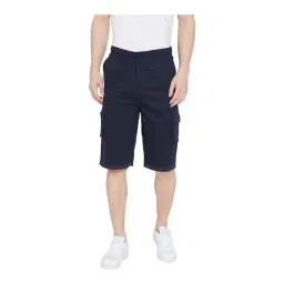 Hypernation Dark Blue Regular Fit Shorts-picture-13