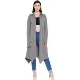 Hypernation Grey Cotton Shrug-picture-11