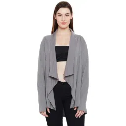 Hypernation Grey Cotton Shrug-picture-27