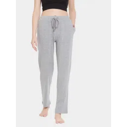 Hypernation Grey Slim Fit Pyjama Pants-picture-21