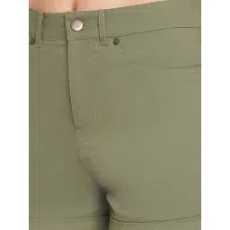 Hypernation Olive High Rise Shorts image 5