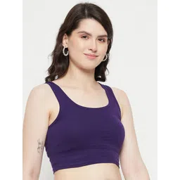 Hypernation Ribbed Fitted Crop Top image 3