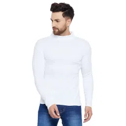 Hypernation White High Neck T-Shirt-picture-47