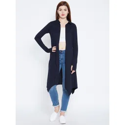 Hypernation Women Longline Cotton Shrug-picture-24