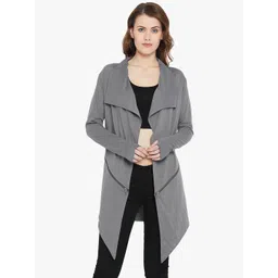 Hypernation Women Pure Cotton Longline Shrug-picture-37