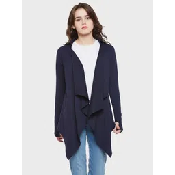 Hypernation Women Pure Cotton Solid Shrug-picture-25