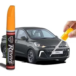 Hyundai Aura colors Revive touchup paint pen, factory Quality & matched 2K paint (Titan Grey (R4G))-picture-19