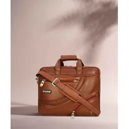 i-bag Men Tan Messenger Bag - Extra Spacious-picture-11