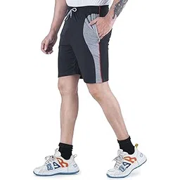 i bulls Hosiery Cotton Regular Fit Shorts/Half Pant for Men- Casual/Sports Wear with Zip Lock Pockets-picture-52